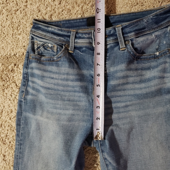 GUC Buckle Black Distressted Riped Jeans unknown fit no or size skinny stretch - Picture 14 of 16